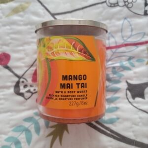 (2/$30) Bath & Body Works Mango Mai Tai Single Wick Candle